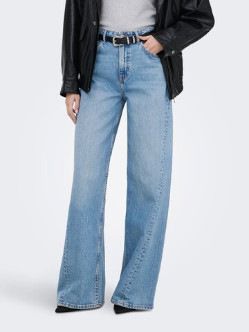 JDY Wide Leg Jeans 'JDYCARINA ' i blå: forside