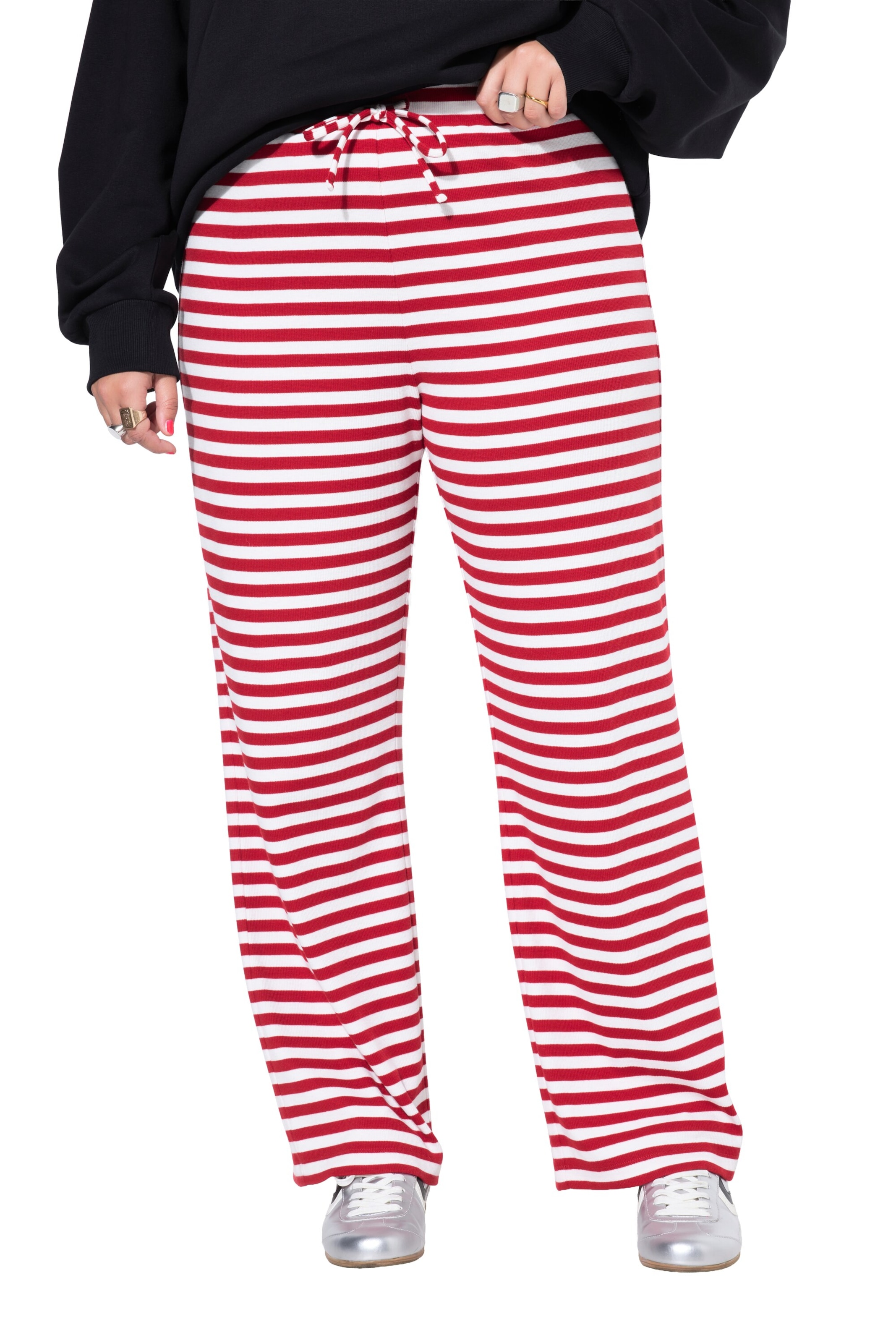 Studio Untold Regular Hose in Rot: Vorderseite