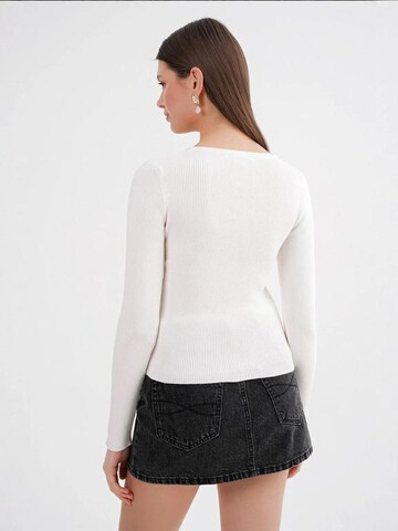 Cardigan MixRay en blanc