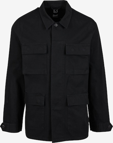 Brandit Between-season jacket in Black: front