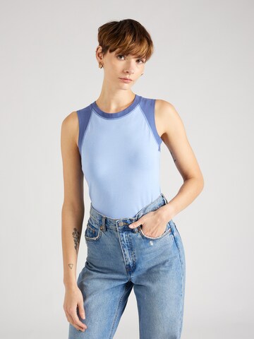 Cotton On - Top 'Billie' em azul: frente