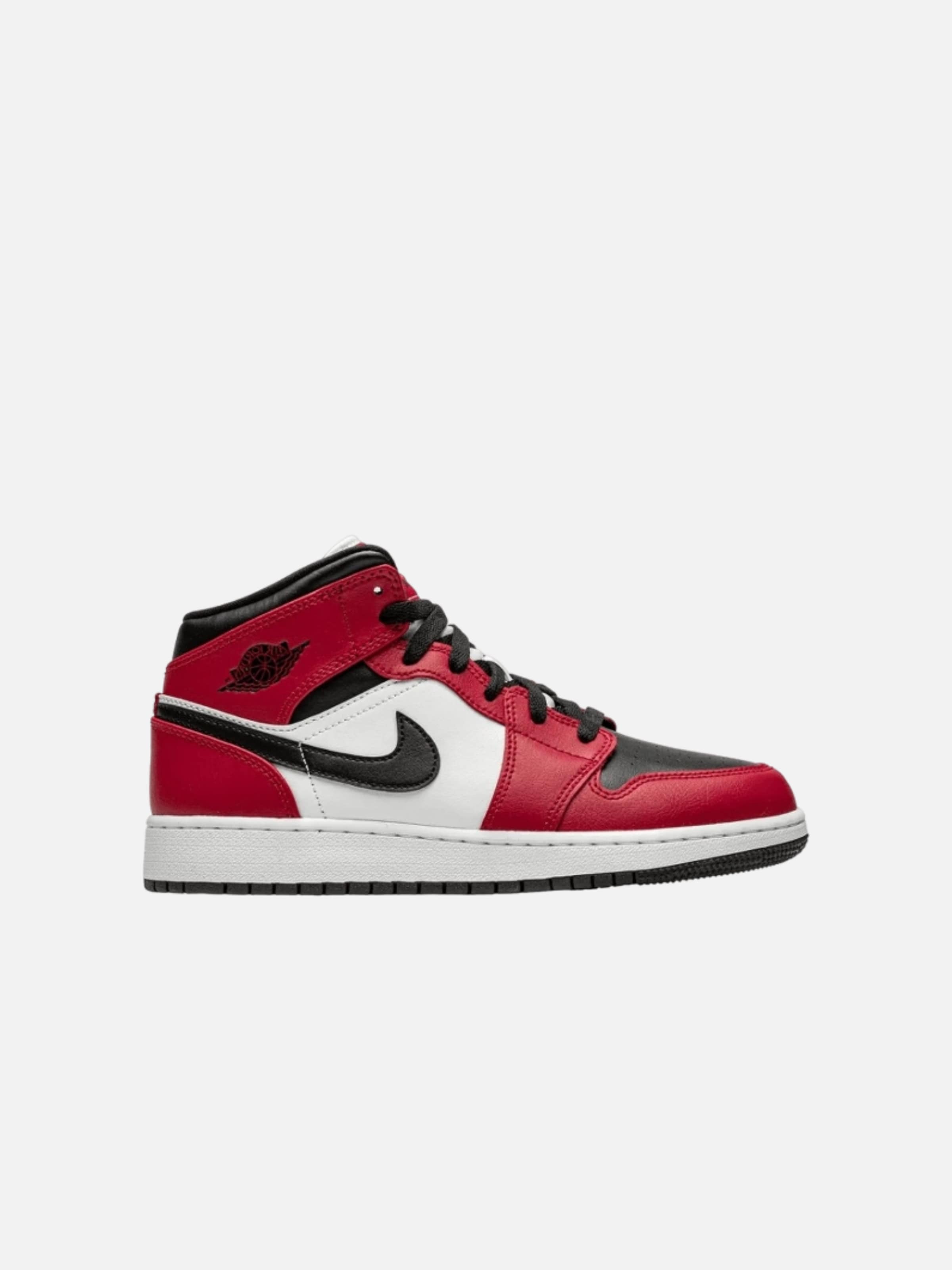 Sneaker alta 'Air 1 Mid Chicago' di Jordan in rosso: frontale