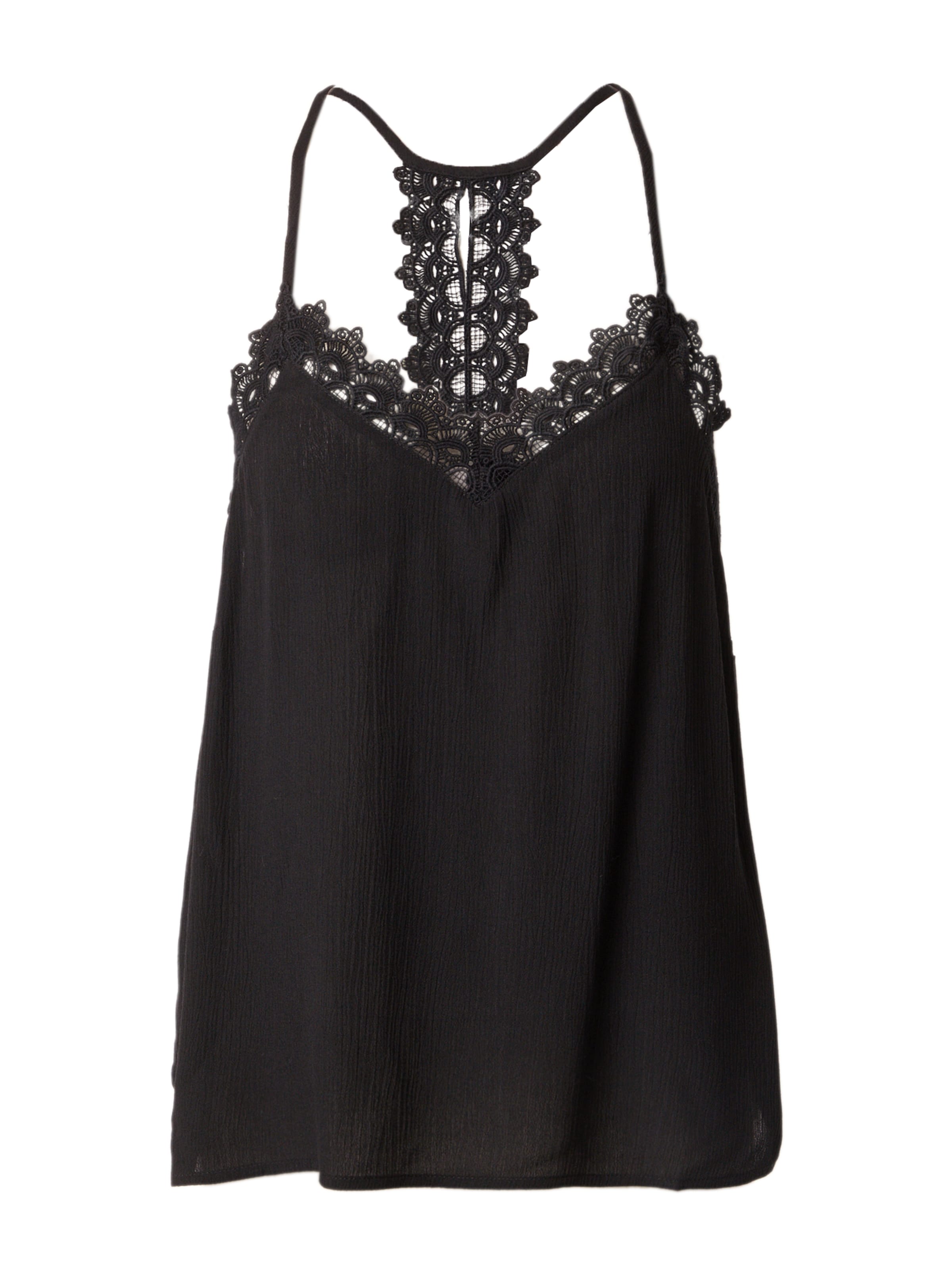 juoda ABOUT YOU Marškinėliai 'Suzi': priekis