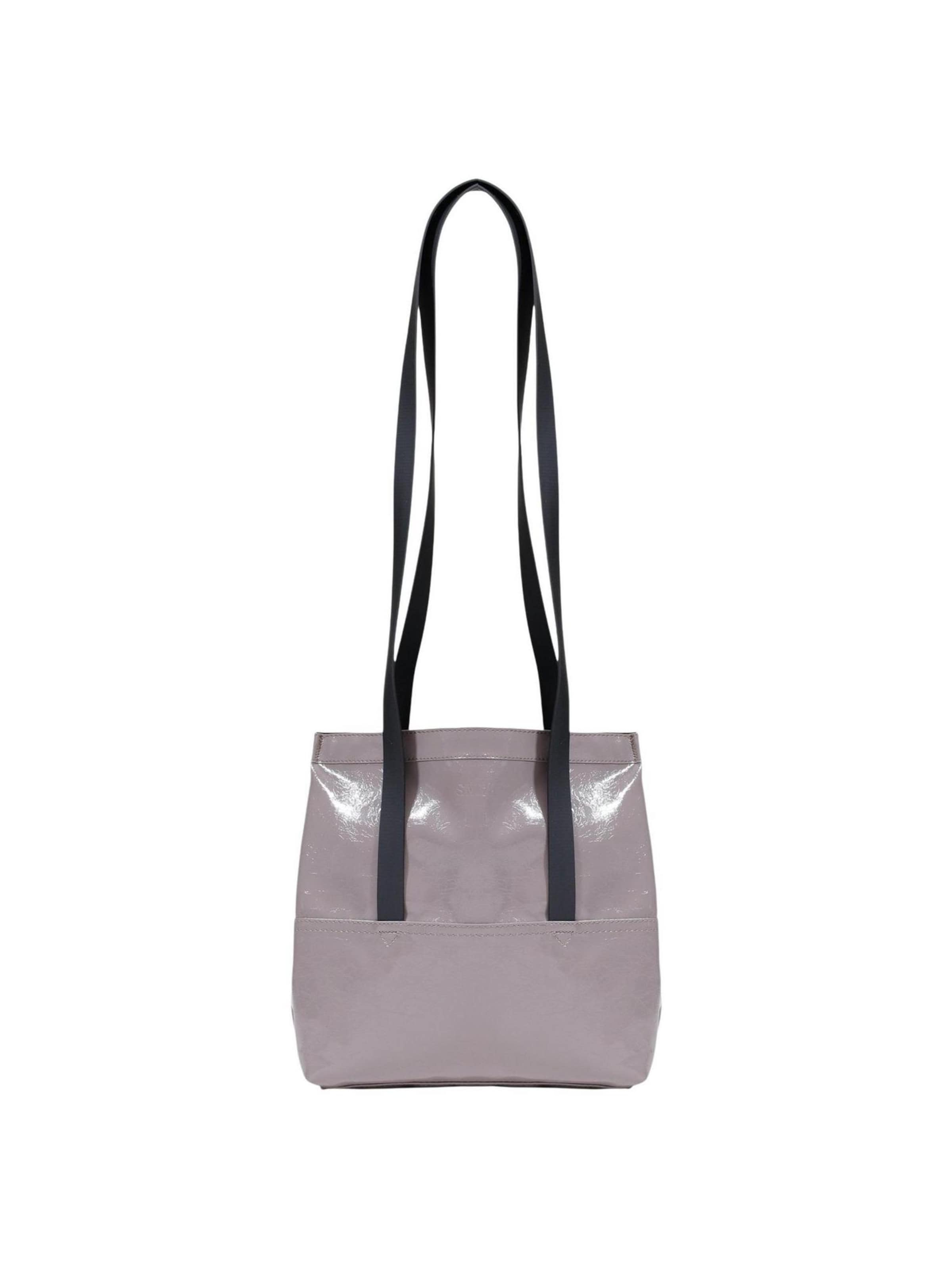 Borsa a spalla di RAINS in lilla: frontale