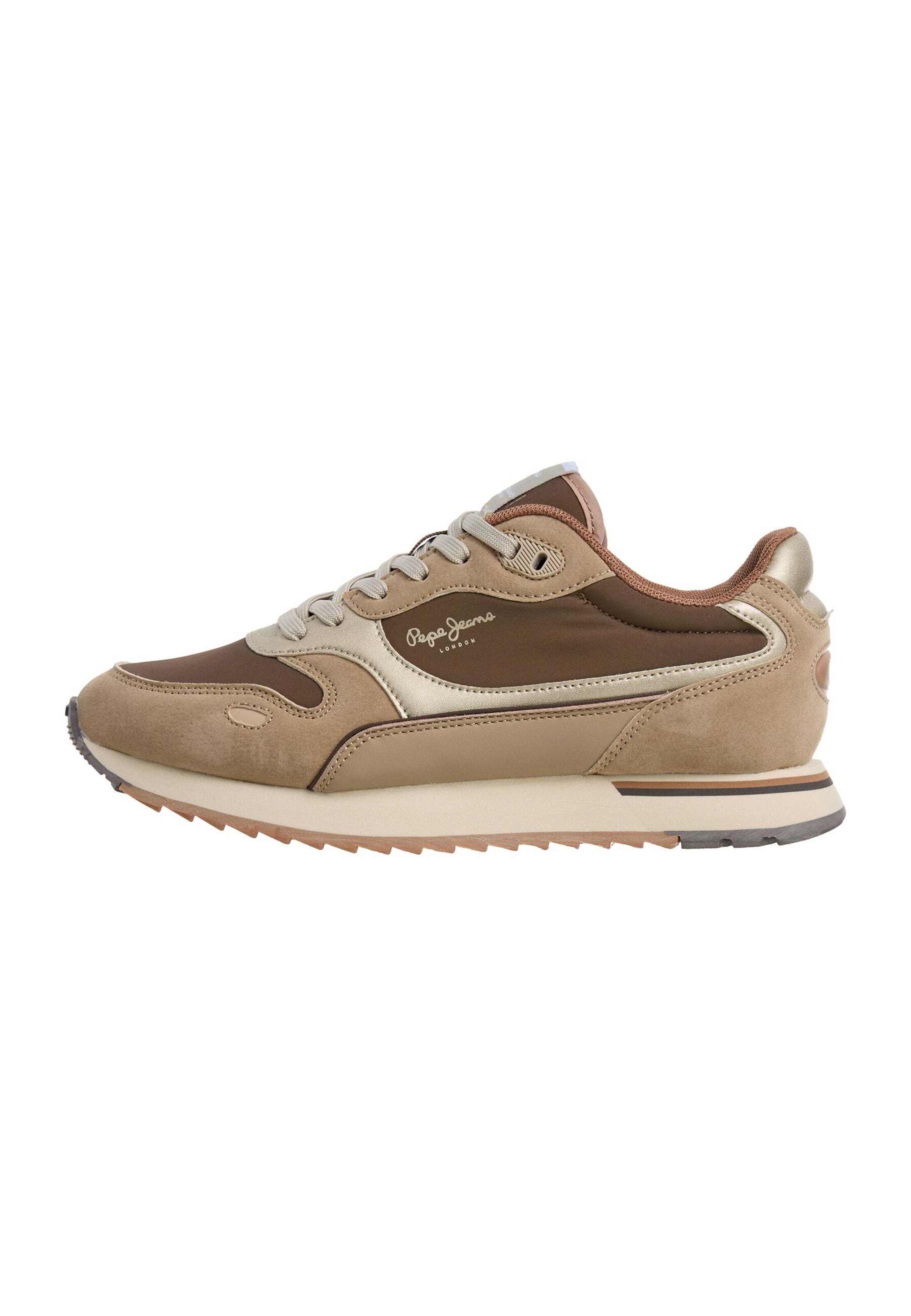 Baskets basses 'Bexley Essence' Pepe Jeans en marron : devant