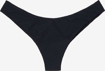 CALZEDONIA Bikini Bottoms 'BLACK WAVES' in Black: front