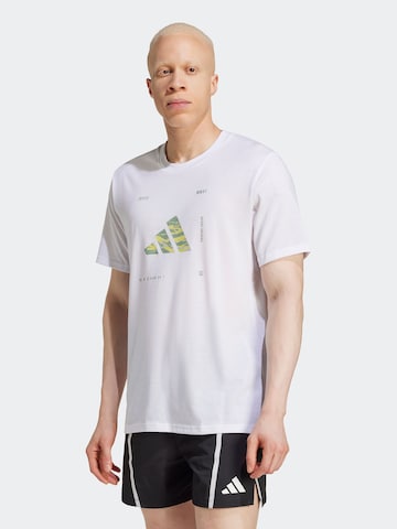 ADIDAS PERFORMANCE Shirt in White: front