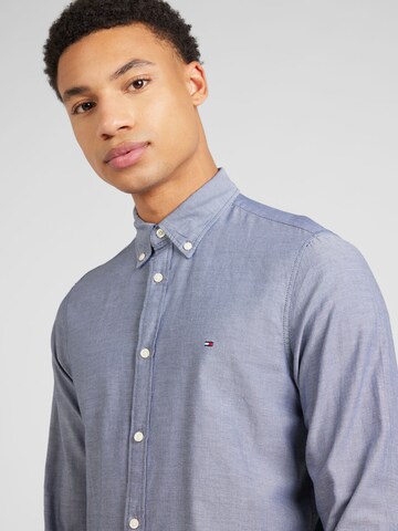 Coupe regular Chemise 'Flex' TOMMY HILFIGER en bleu