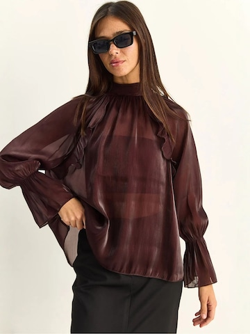 Camicia da donna di Bianco Lucci in rosso