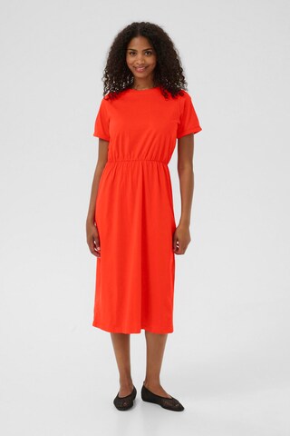 Kaffe Jurk 'Lucie ' in Rood