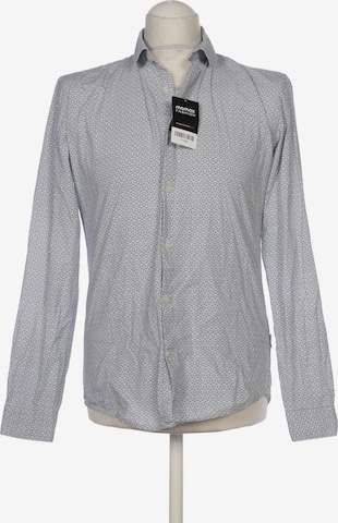 J.Lindeberg Button Up Shirt in M in Grey: front