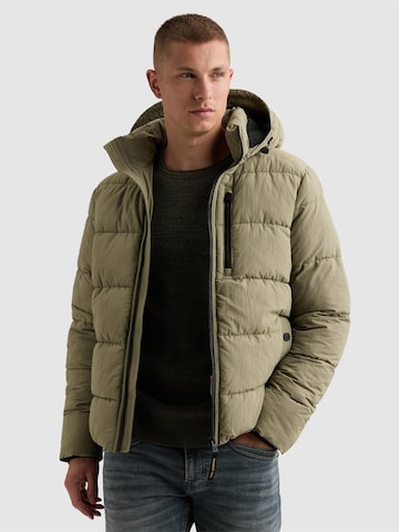 PME Legend Tussenjas 'Brewster jacket' in Groen: voorkant