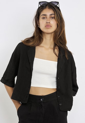 FRESHLIONS Blouse 'Lena' in Black: front