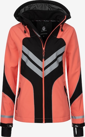 Rock Creek Outdoor Jacket in Orange: front