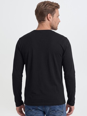 BLEND - Camisa 'Dopper' em preto