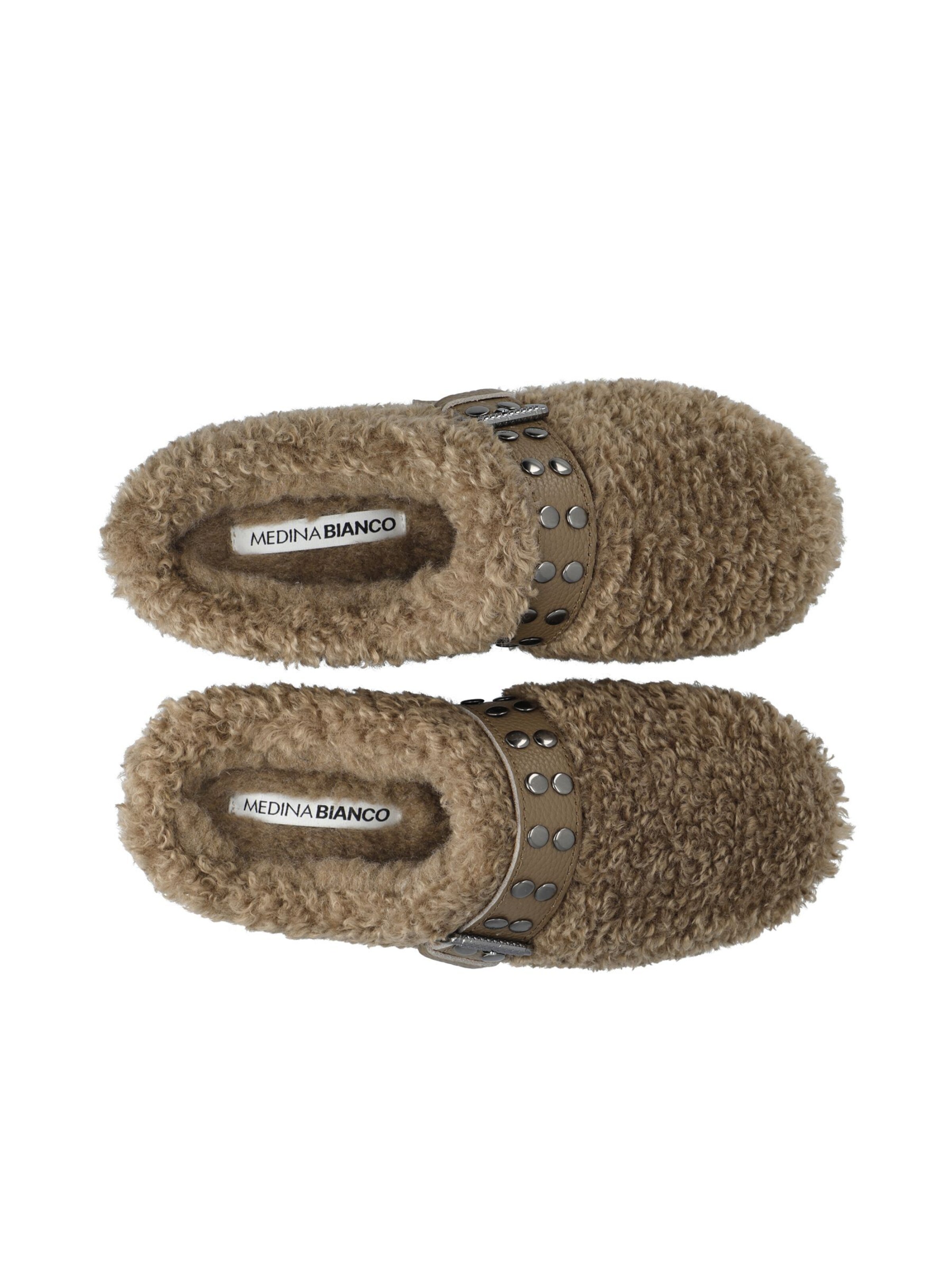 Bianco Slipper 'Varm' in Brown