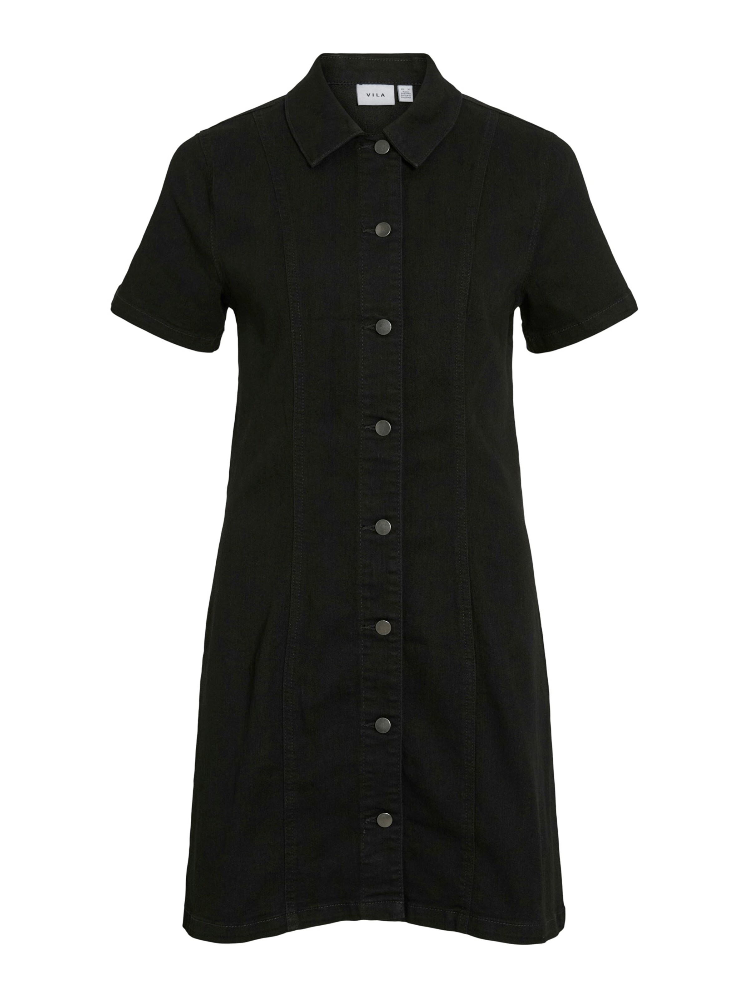 Robe-chemise 'VINisa' VILA en noir : devant