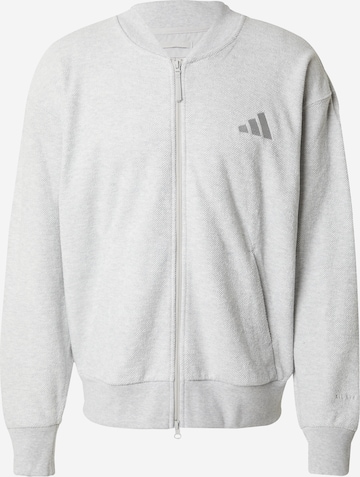 ADIDAS SPORTSWEARSportska jakna 'A SZN' - siva boja: prednji dio