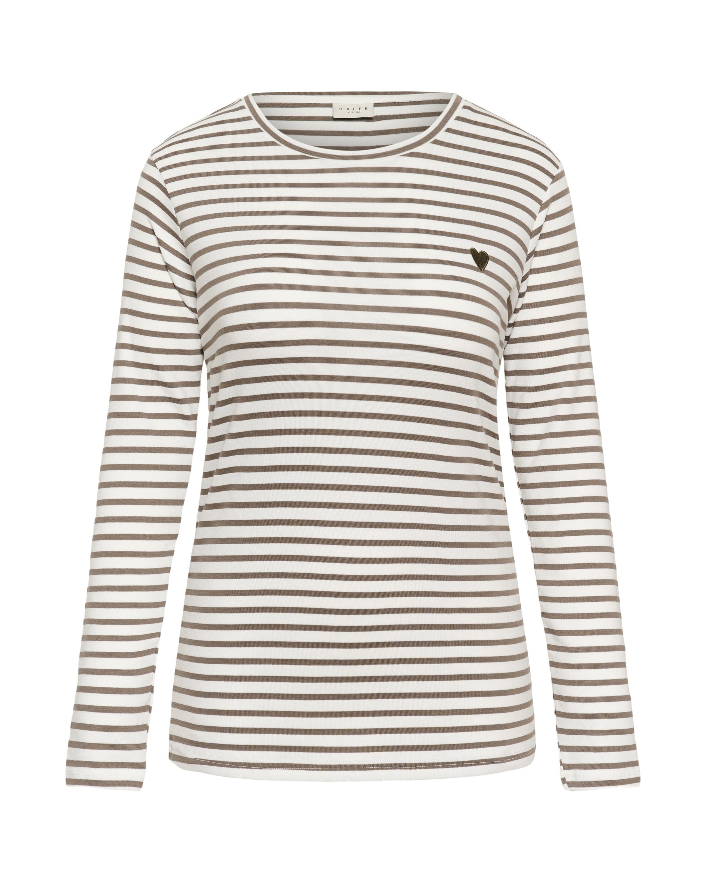 KAFFE CURVE Shirt 'Clia' in Weiß: Vorderseite