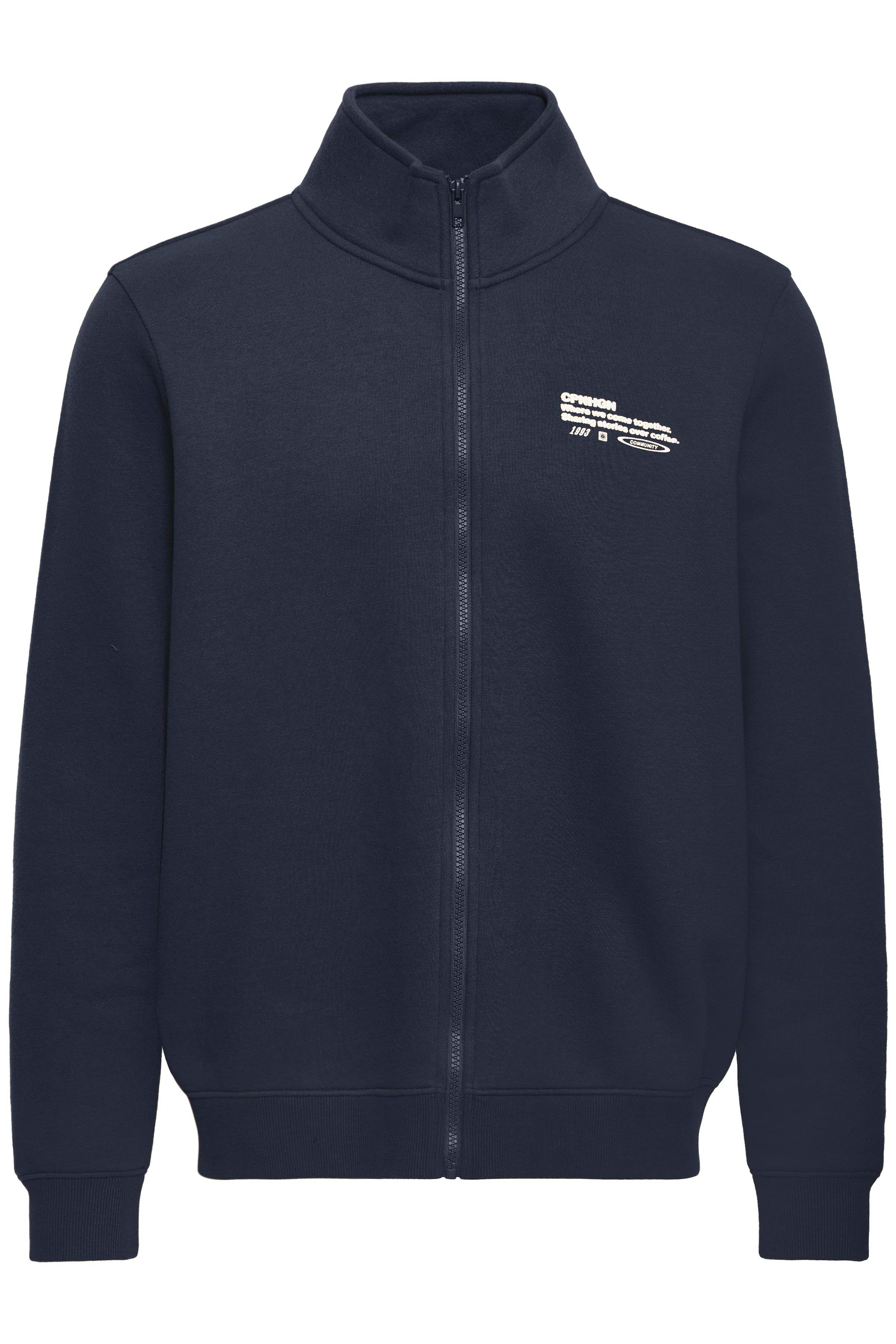 BLEND - Sudadera con cremallera 'BHKENJI' en azul: frente