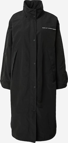 Manteau mi-saison 'Jacket' REPLAY en noir : devant