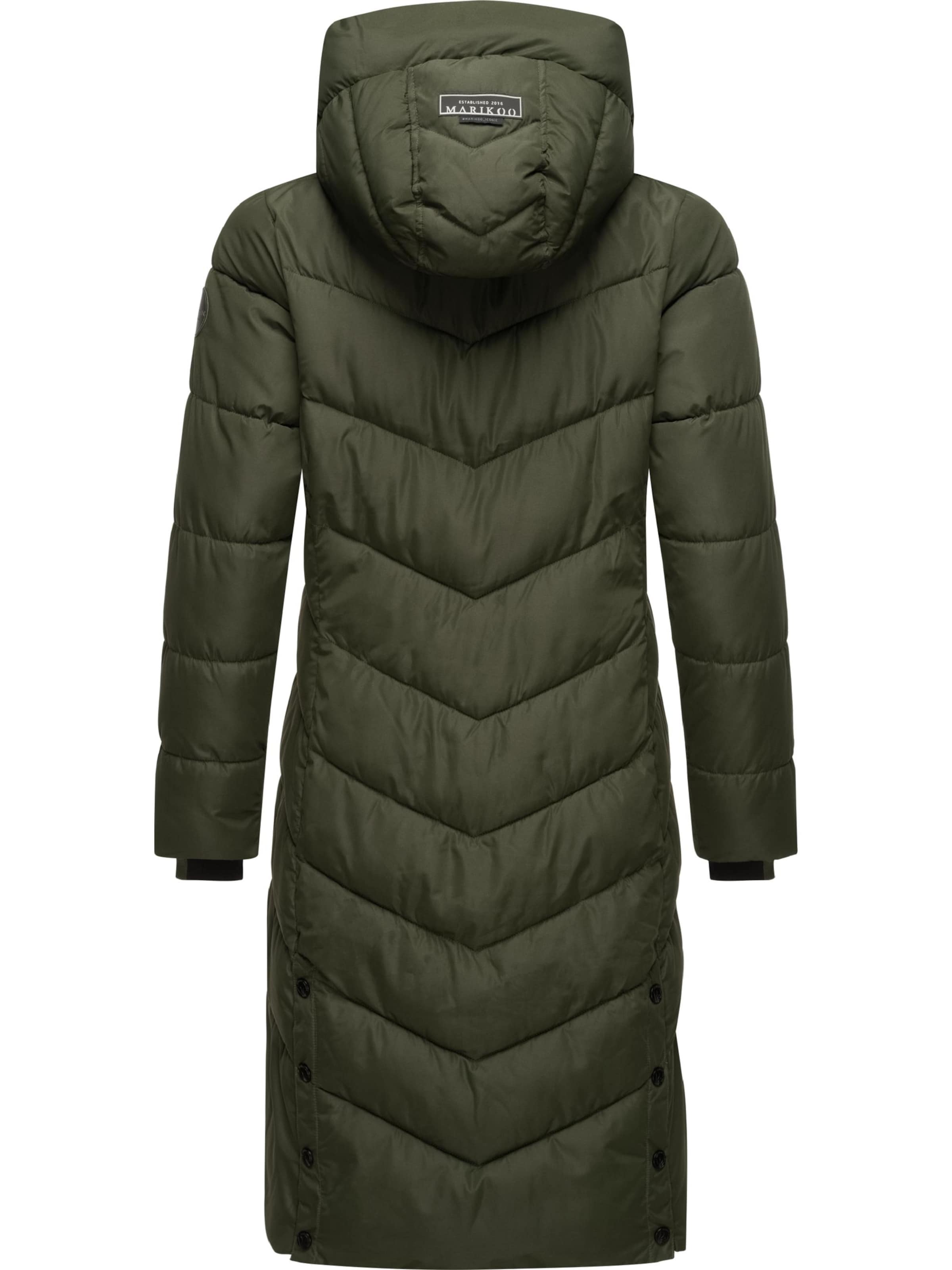 Manteau d’hiver 'Sahnekatzii' MARIKOO en vert