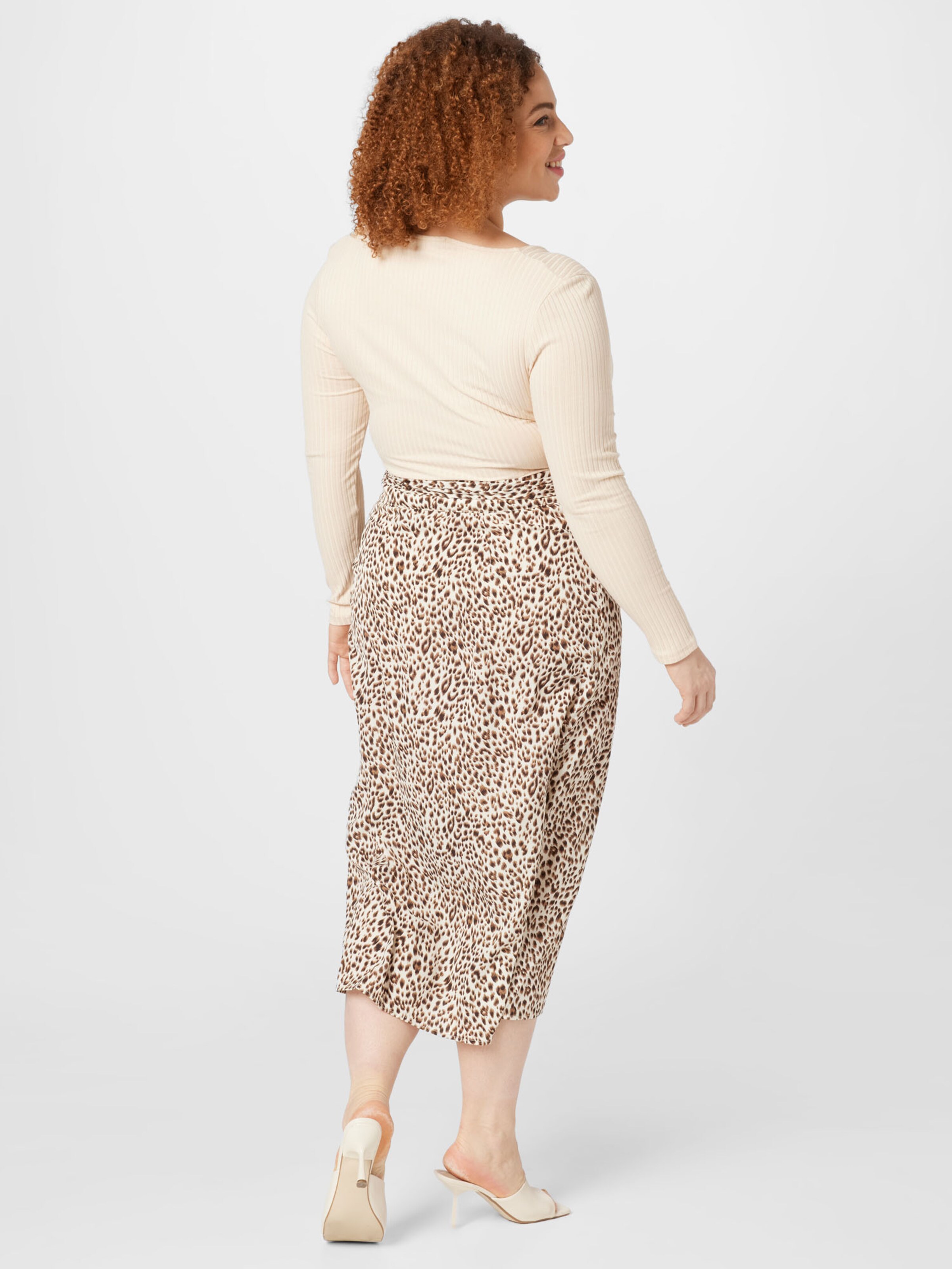 Frauen Röcke In The Style Curve Rock in Beige, Braun - IW69242 Frauen Röcke In The Style Curve Rock in Beige, Braun - IW69242
