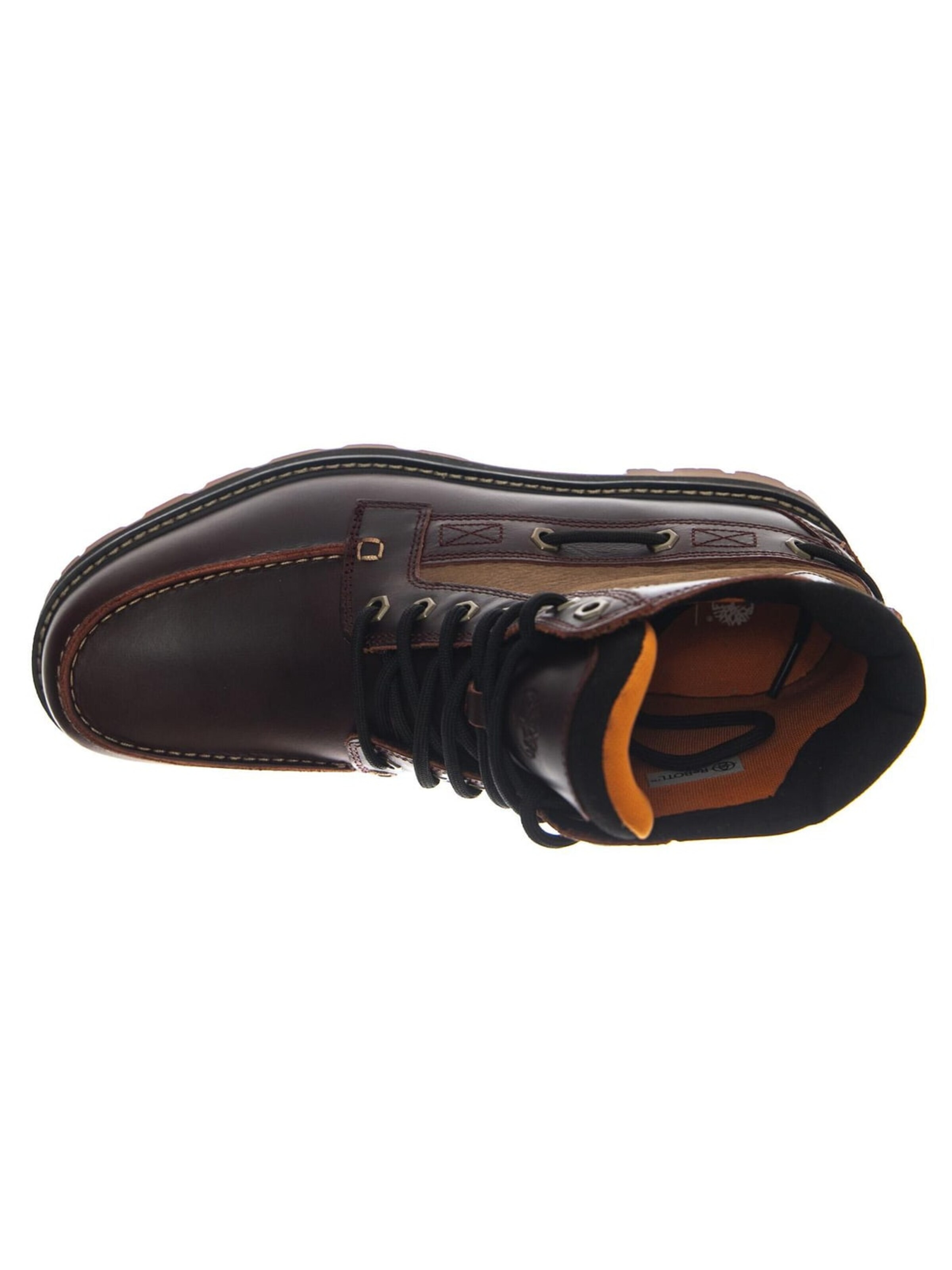TIMBERLAND Boot 'Britton Road Mid Lace Up -- Men's Burgundy' in Brown
