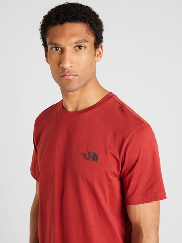 THE NORTH FACE - Camisa 'SIMPLE DOME' em vermelho