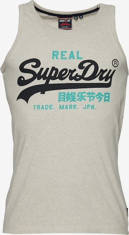 T-Shirt Superdry en blanc : devant