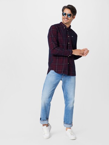 Coupe regular Chemise 'Freshfield' Pepe Jeans en rouge
