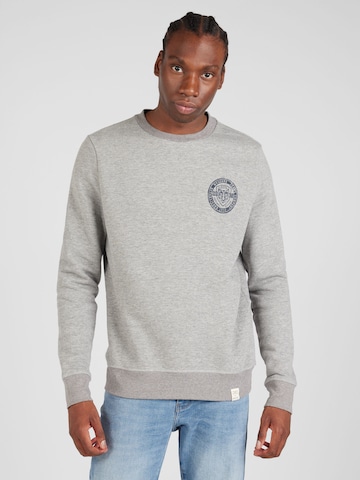 MUSTANG Sweatshirt 'Ben' in Grey: front