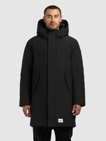 khujo - Abrigo de invierno 'Fogg' en negro: frente