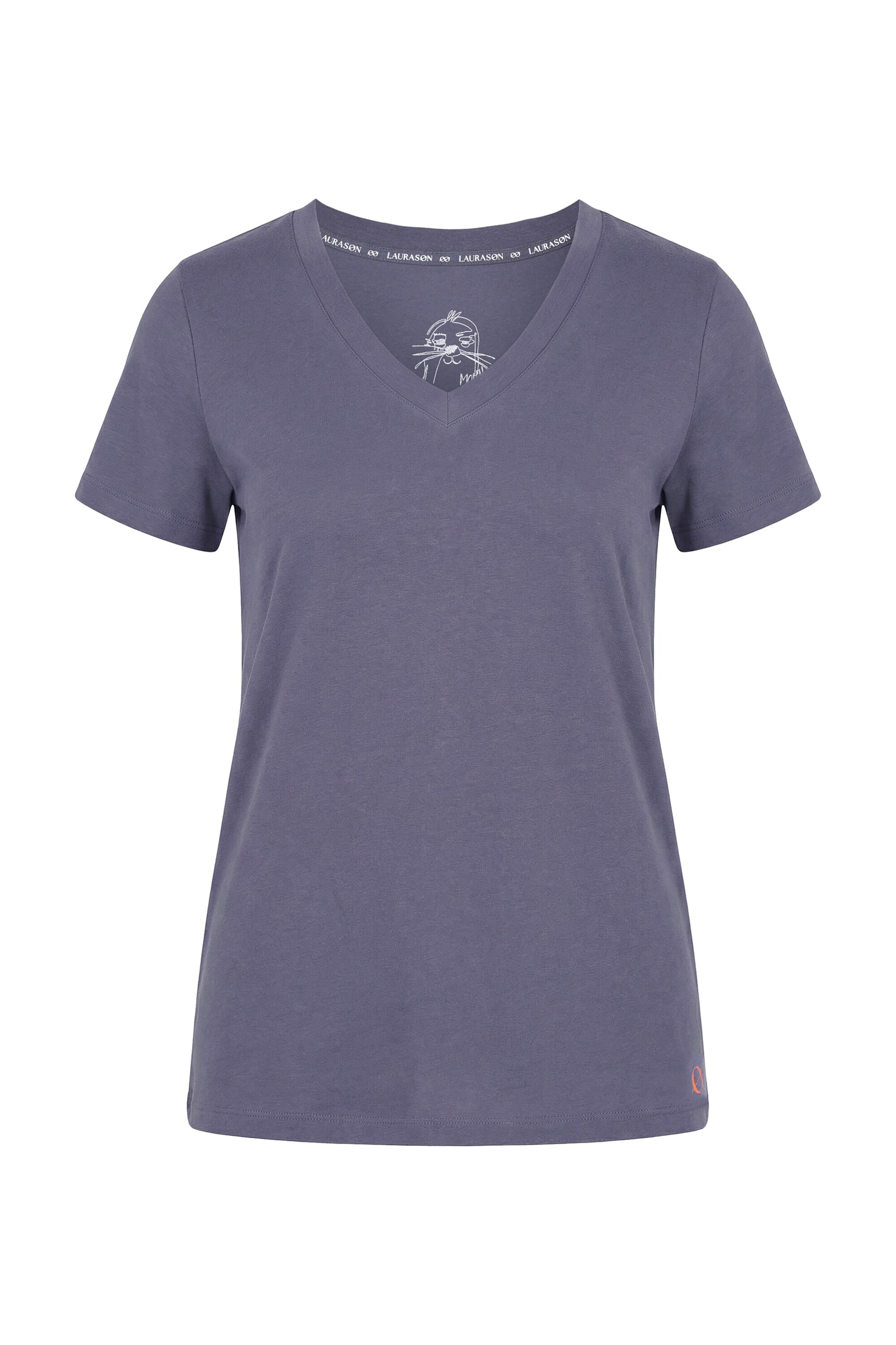 LAURASØN Shirt in Lila: Vorderseite