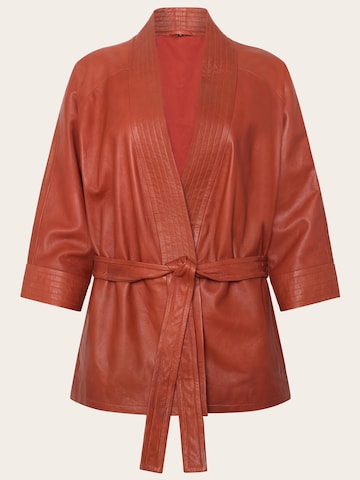 WEARABLE STORIES Blazer 'Kimono' in Brown: front