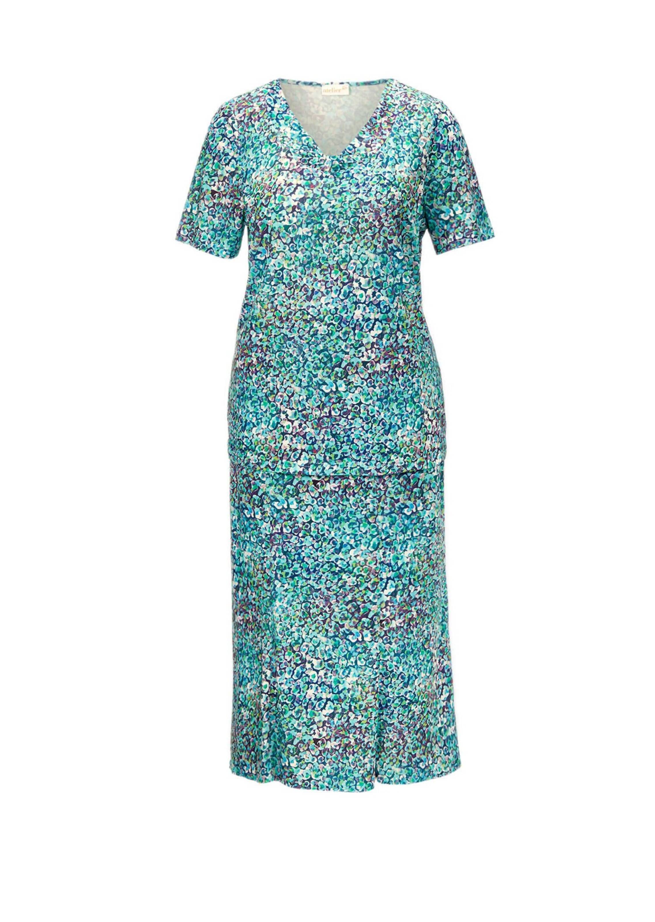 Goldner Kleid in Mischfarben: Vorderseite