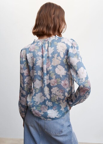 MANGO Blouse 'Kuk' in Blue