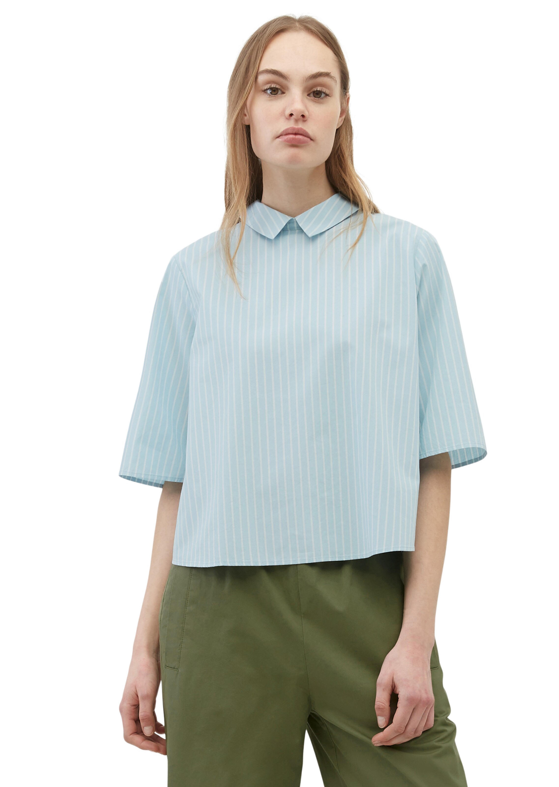 Frauen Blusen & Tuniken Marc O'Polo DENIM Bluse in Blau - OR21618 Frauen Blusen & Tuniken Marc O'Polo DENIM Bluse in Blau - OR21618