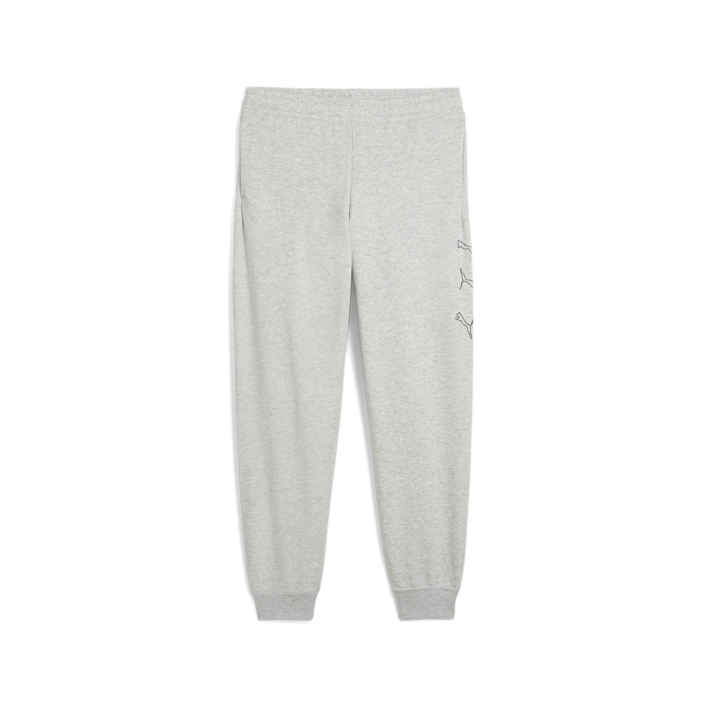 PUMA Tapered Hose in Grau: Vorderseite