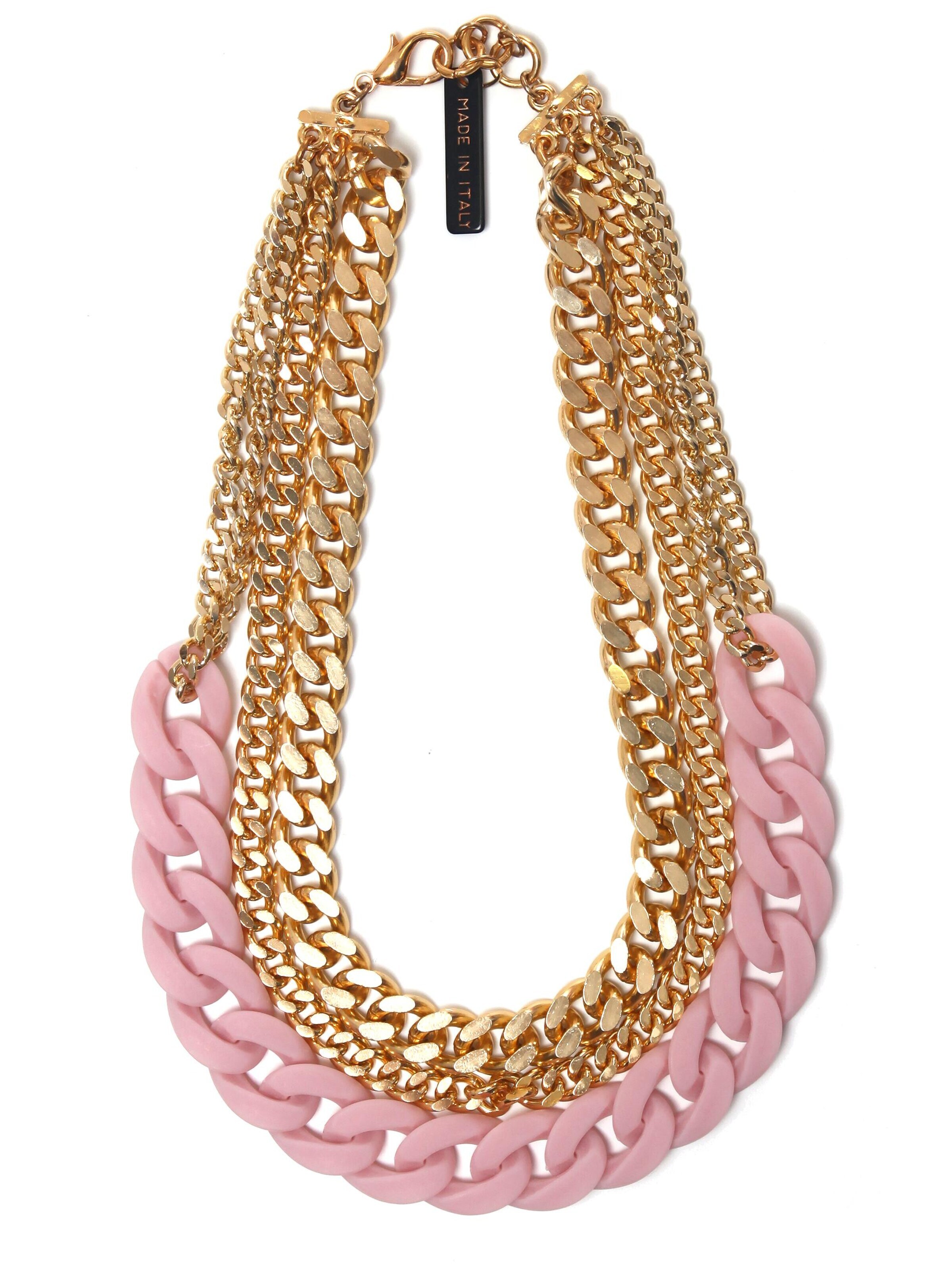 COLLEZIONE ALESSANDRO Necklace 'Antonia' in Pink: front
