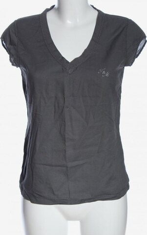 FRANKLIN & MARSHALL V-Ausschnitt-Shirt in S in Grey: front