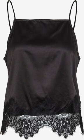 PIECES - Blusa 'NOMI' en negro: frente