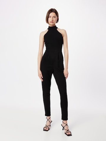 WAL G. Jumpsuit 'VIOLET' in Zwart: voorkant