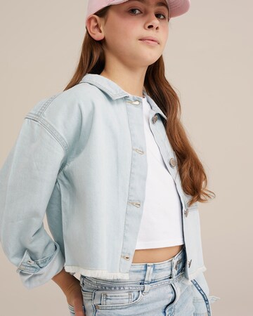 WE Fashion Between-season jacket in Blue