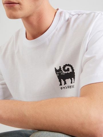 Only & Sons T-shirt 'ONSFRED' i vit