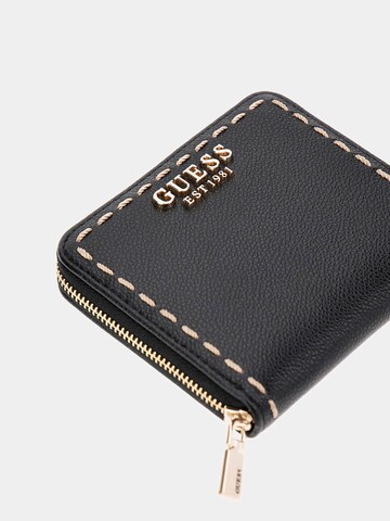 GUESS Wallet 'Nastra' in Black