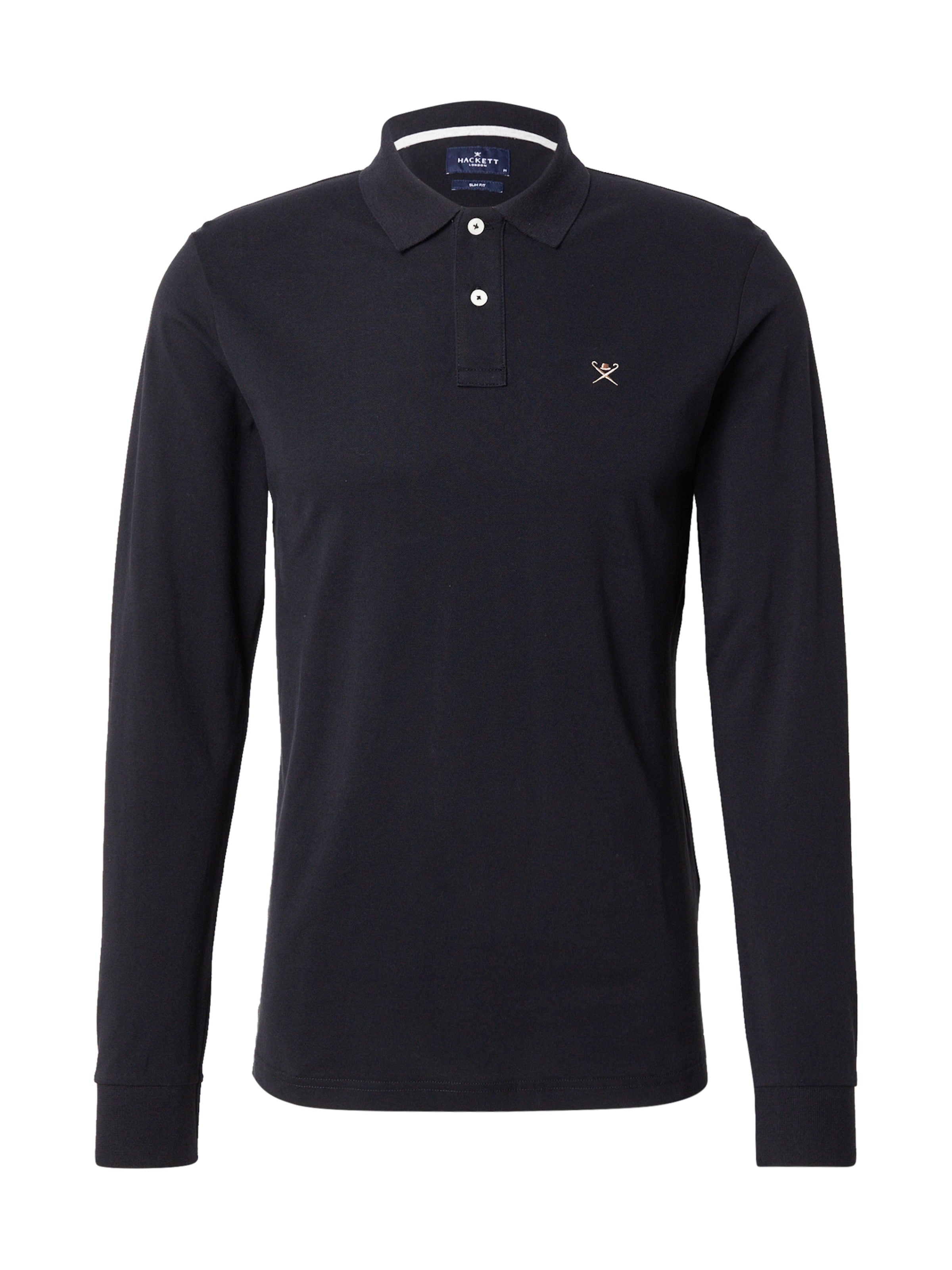 Hackett London Тениска в черно: отпред