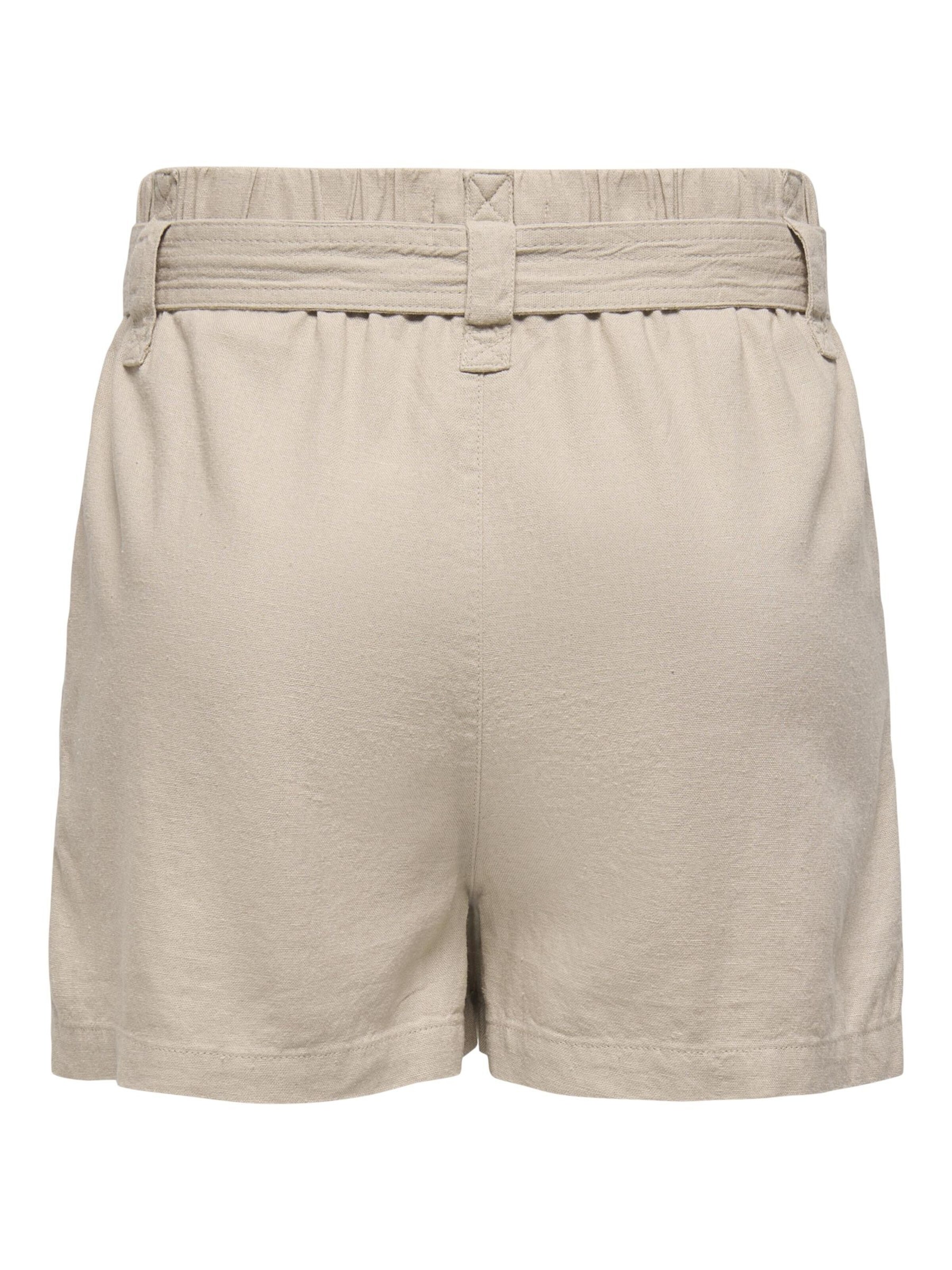 ONLY Regular Pants 'Caro' in Beige