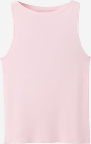 MANGO Knitted top 'SUENYO' in Pink: front