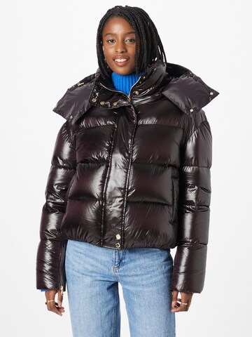 PATRIZIA PEPE Winter Jacket in Black: front